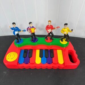 Wiggles Musical Keyboard Piano Toy 2004 Spin Master Original Cast Tested Working